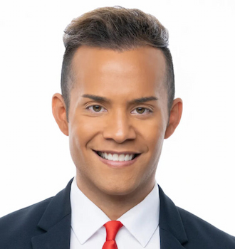 Aric Richards, the morning anchor and reporter