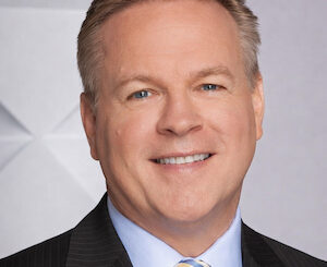 Chief Meteorologist Mike Harvey presenting the weather forecast at WTAE-TV Pittsburgh studio.