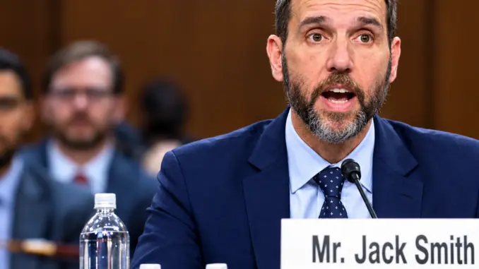 Jack Smith testifying Senate Judiciary Committee hearing